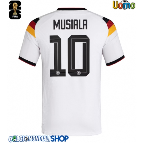 Maglie da calcio Germania Jamal Musiala #10 Prima Maglia Mondiali 2026  Manica Corta